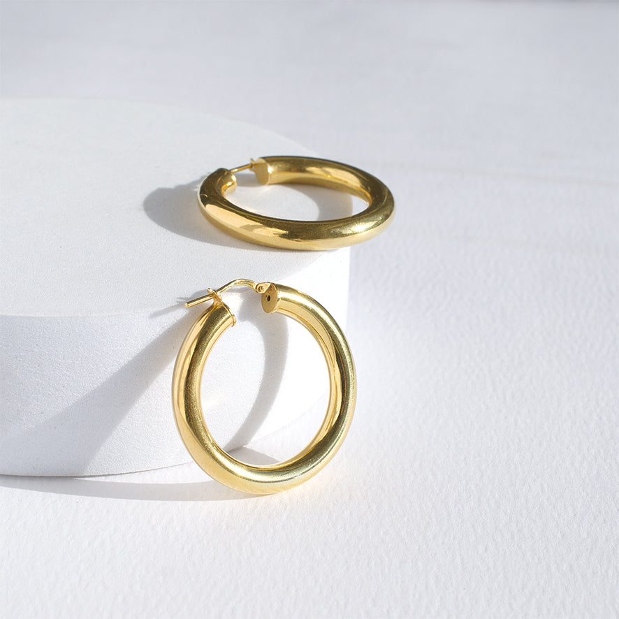 Chunky Hoop Earrings | SMITH Jewellery