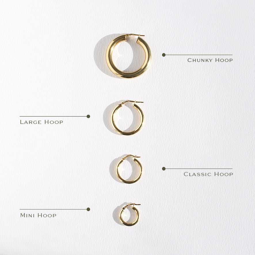 Chunky Hoop Earrings | SMITH Jewellery