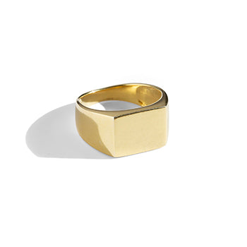 Rectangle Signet Ring | SMITH Jewellery