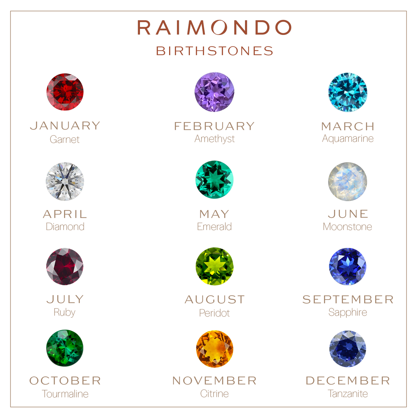 Floating Birthstone Pendants | Raimondo