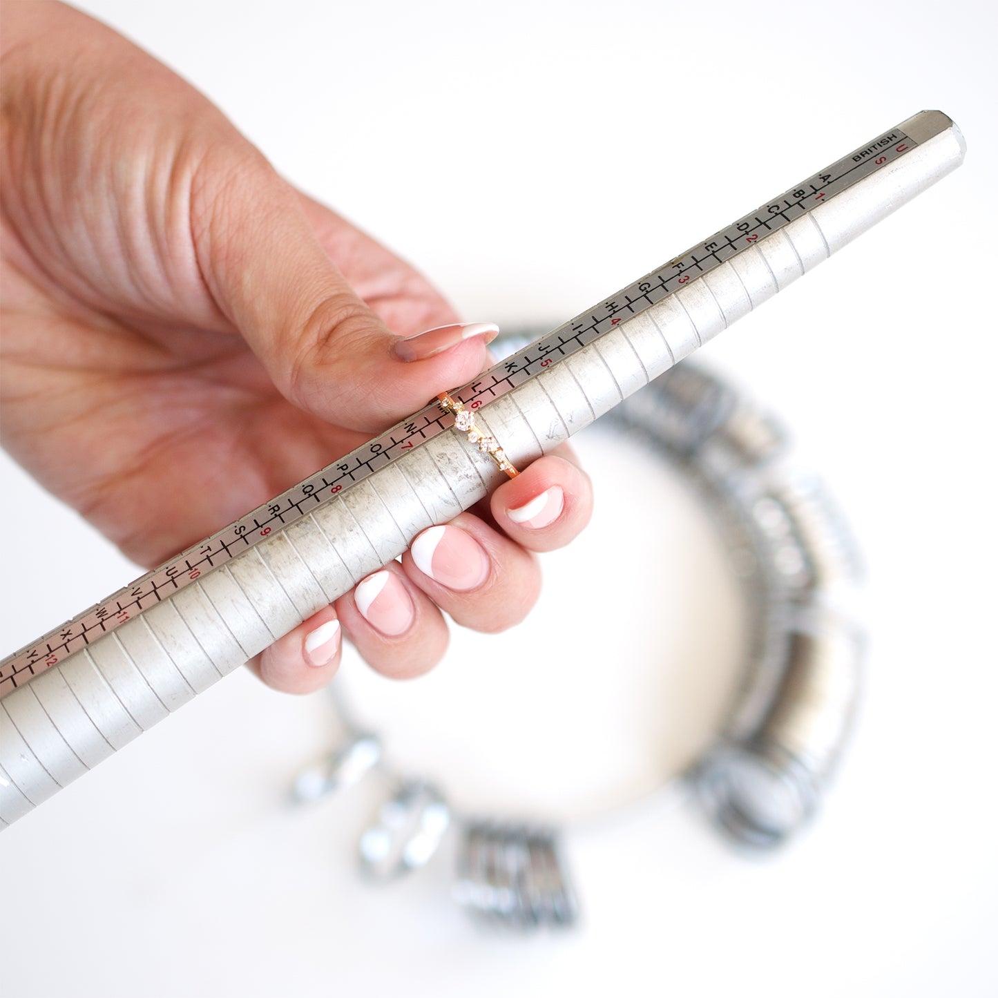 Ring Sizer Measuring Set Reusable Finger Size Gauge Brazil | Ubuy