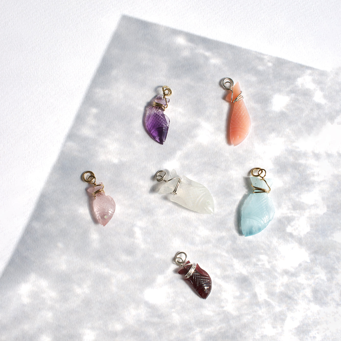 Silver Fish Pendants