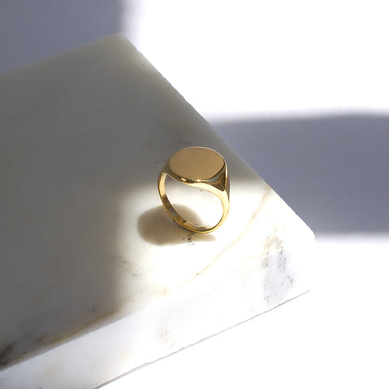 Large Oval Signet Ring