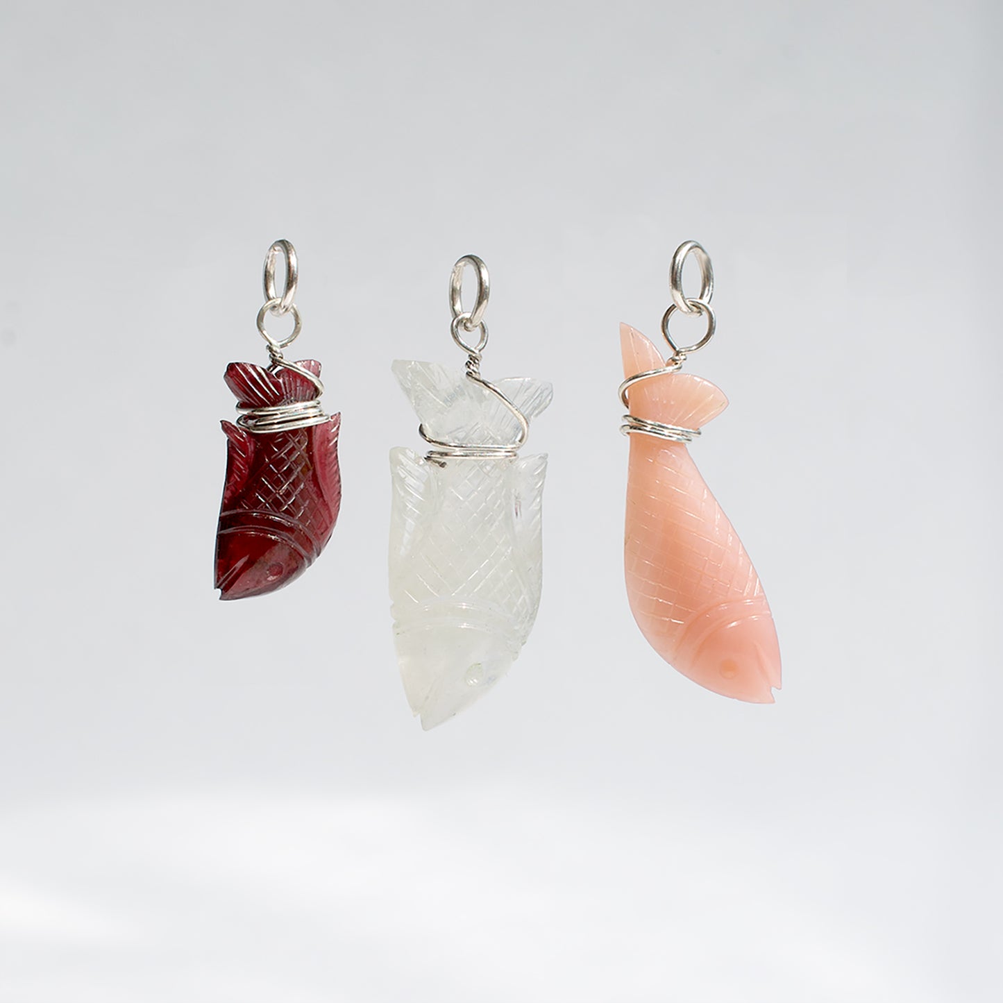 Silver Fish Pendants