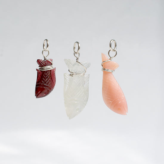 Silver Fish Pendants