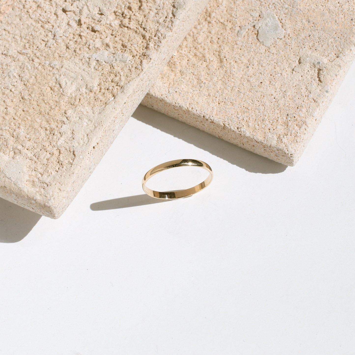 Thin Half Round Ring | SMITH Jewellery