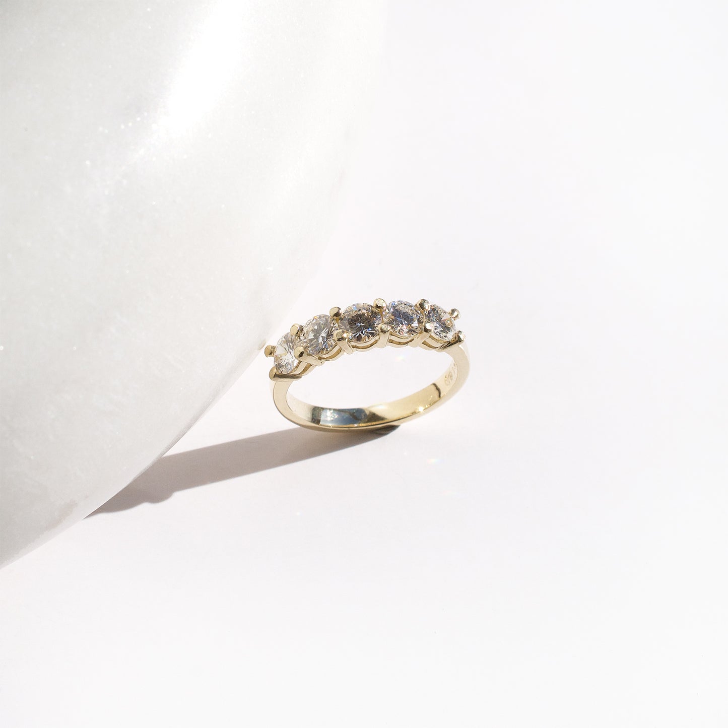 Chunky Half Eternity Ring | SMITH Jewellery