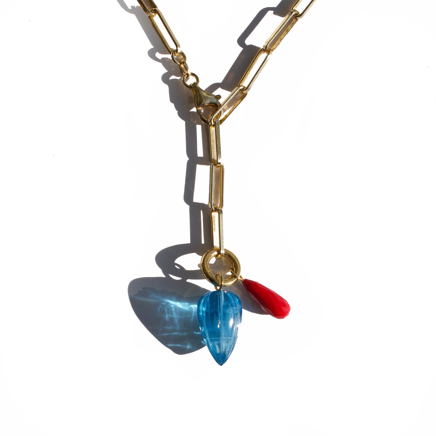 Load image into Gallery viewer, Gilt Semi-Precious Stone Charms | SMITH Jewellery
