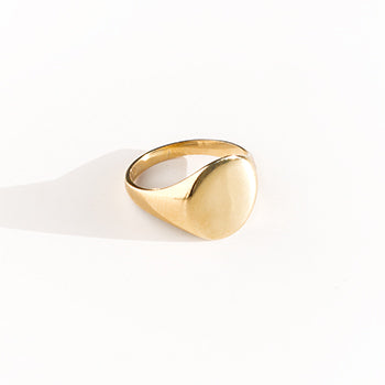 Round Signet Ring | SMITH Jewellery