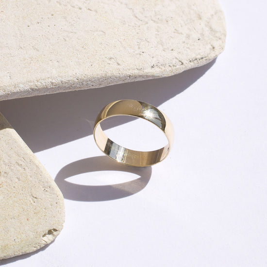 Thick Half Round Ring | SMITH Jewellery