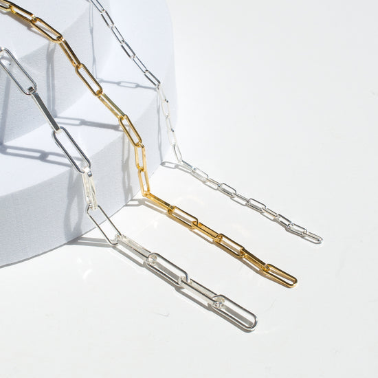 Load image into Gallery viewer, Paperclip Chain Bracelets | SMITH Jewellery
