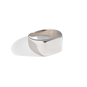 Rectangle Signet Ring | SMITH Jewellery
